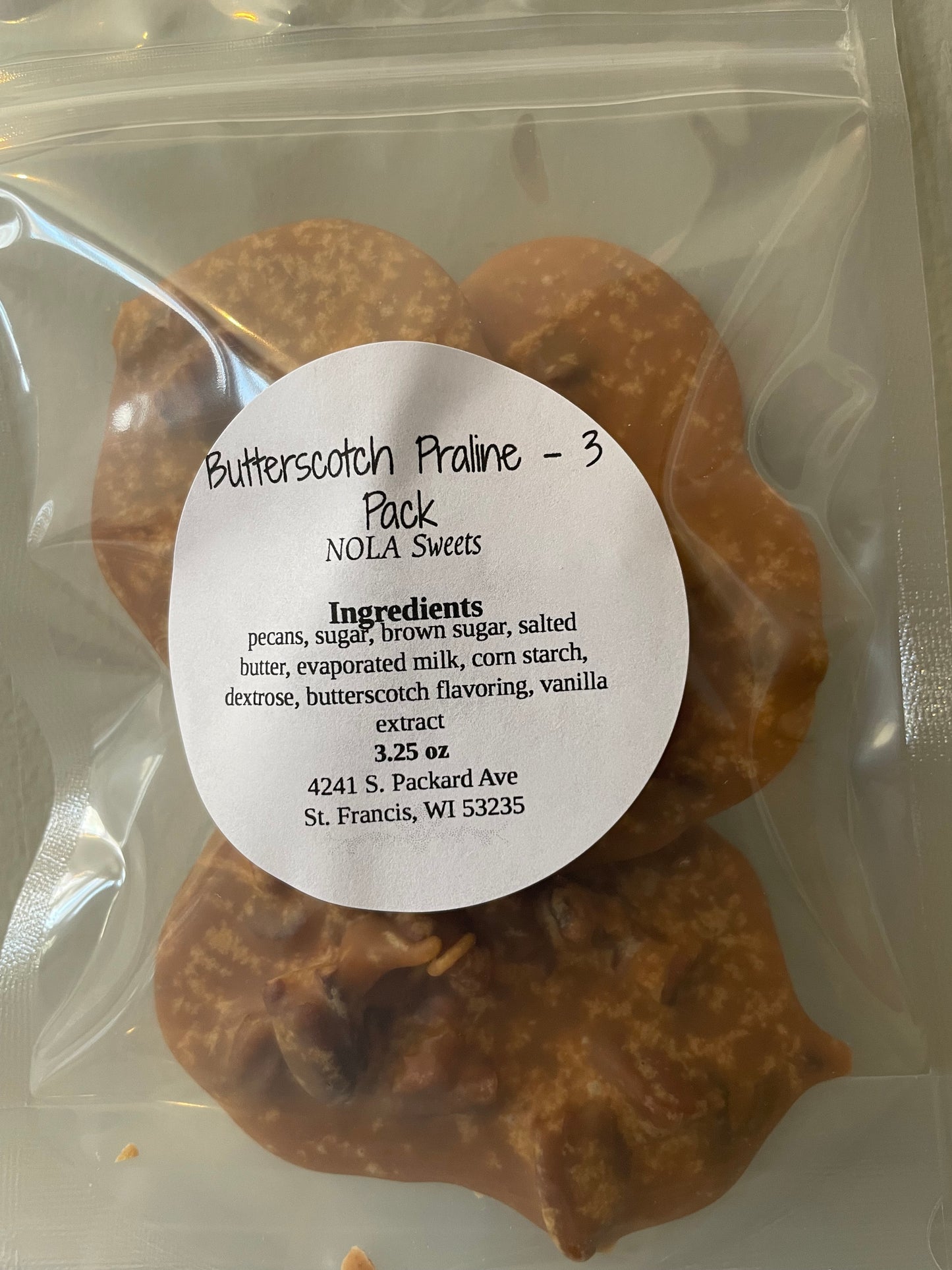 Butterscotch Praline - 3 Pack