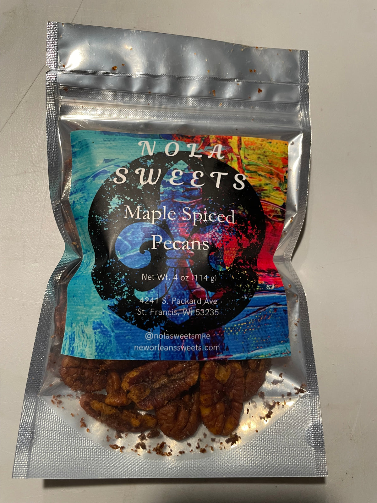 Maple Spiced Pecans