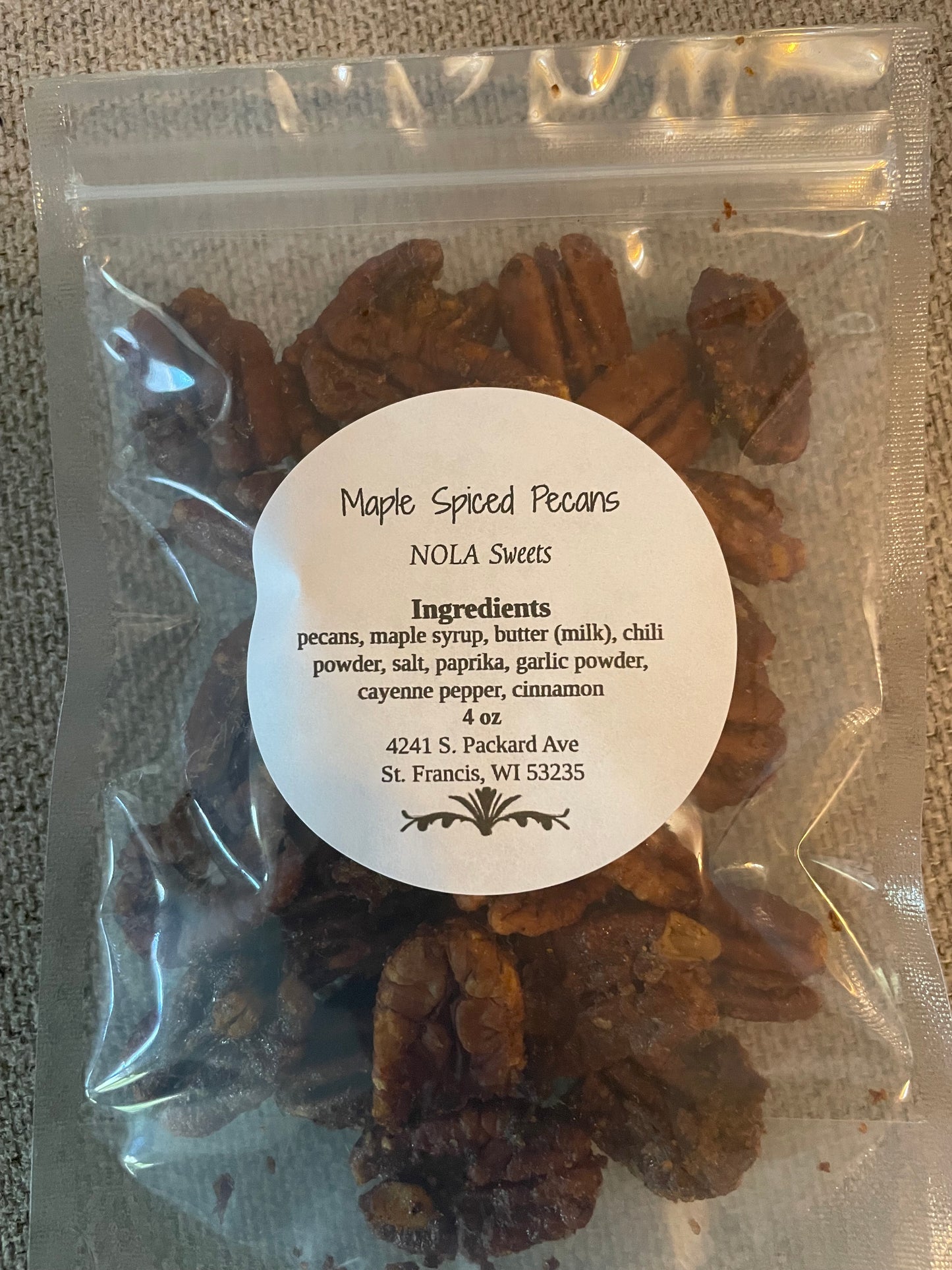 Maple Spiced Pecans