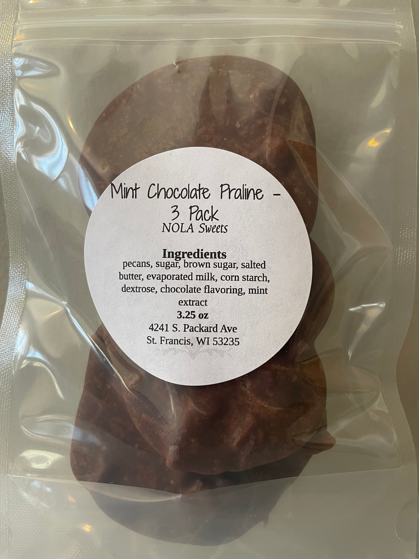 Mint Chocolate Praline - 3 Pack