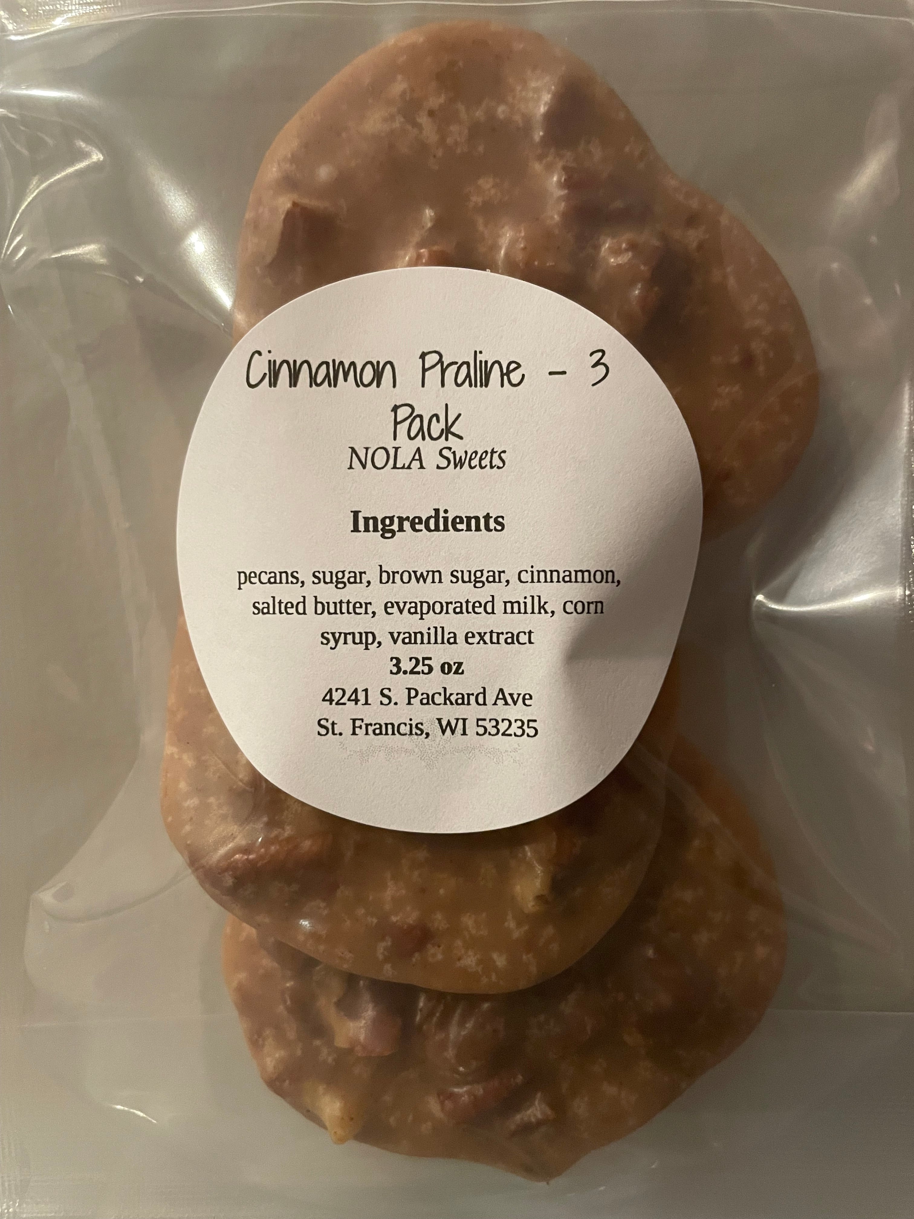 Cinnamon Praline - 3 Pack – NOLA Sweets