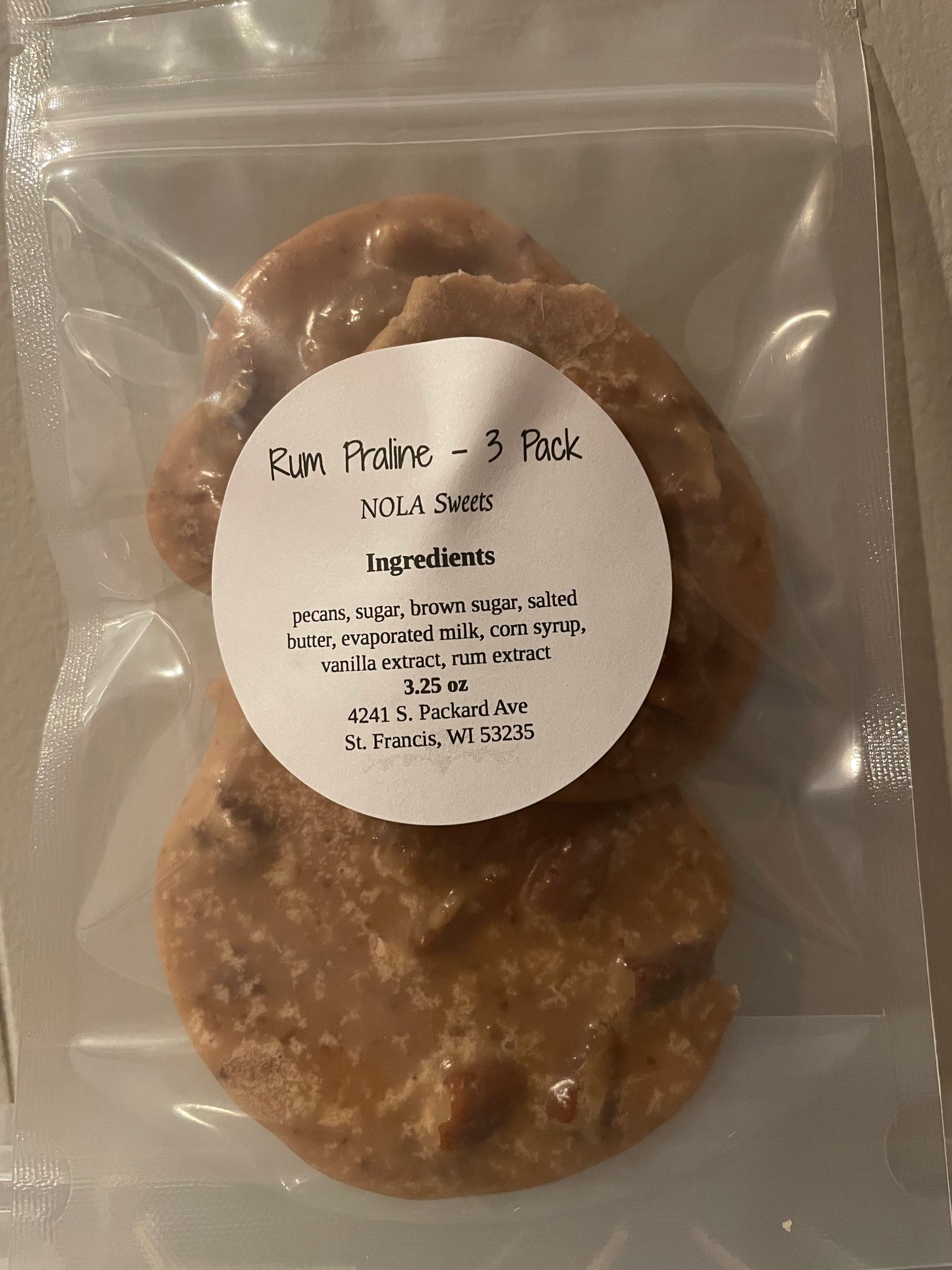 Rum Praline - 3 Pack