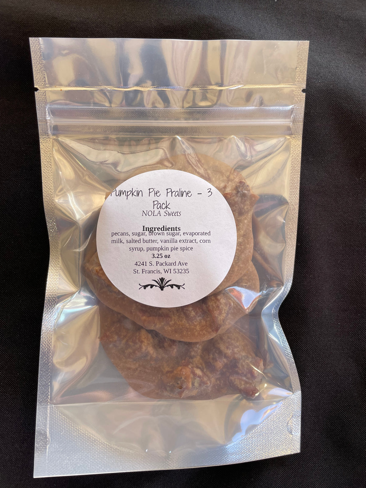 Pumpkin Pie Praline - 3 Pack