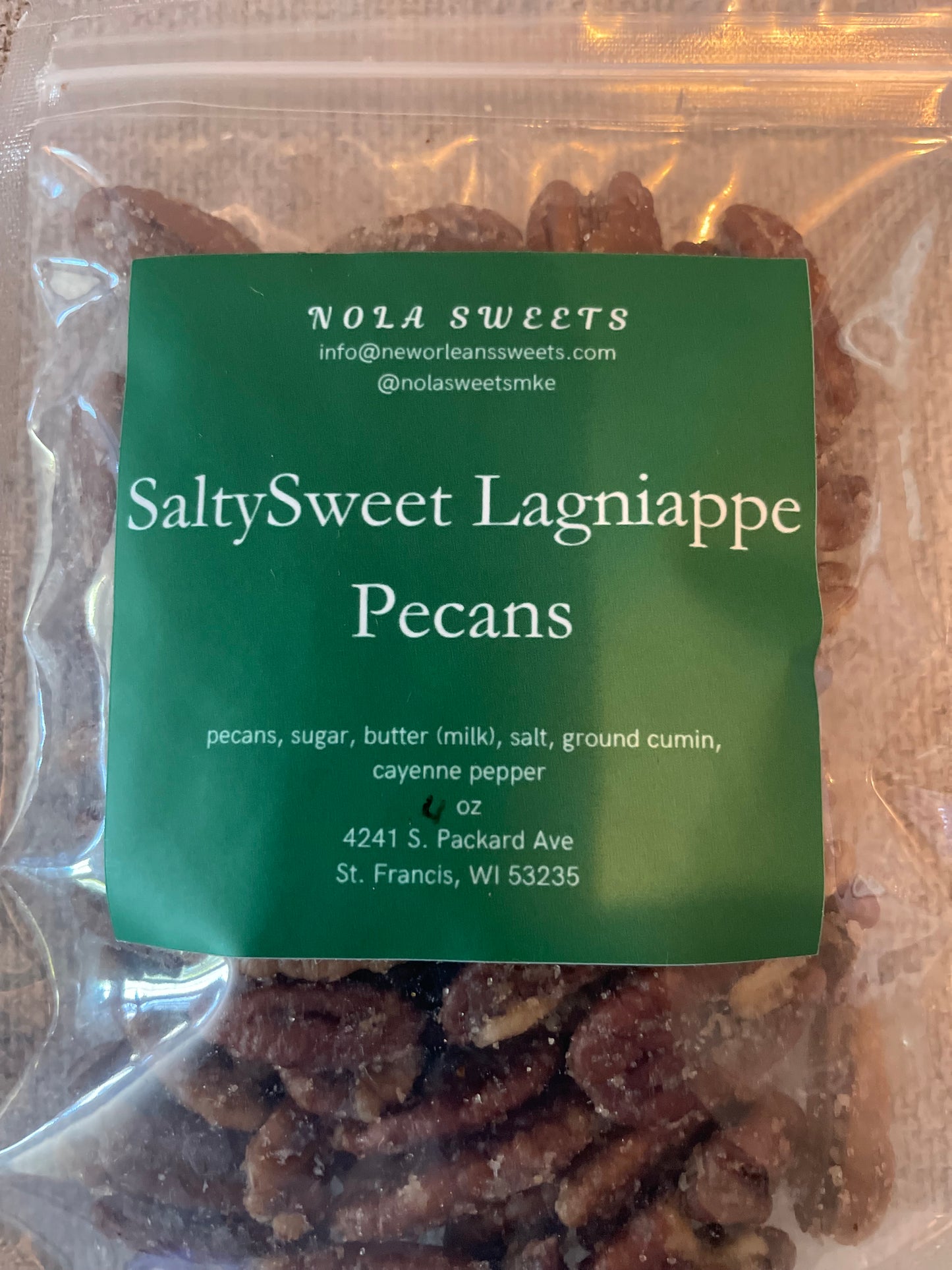 Salty Sweet Lagniappe Pecans