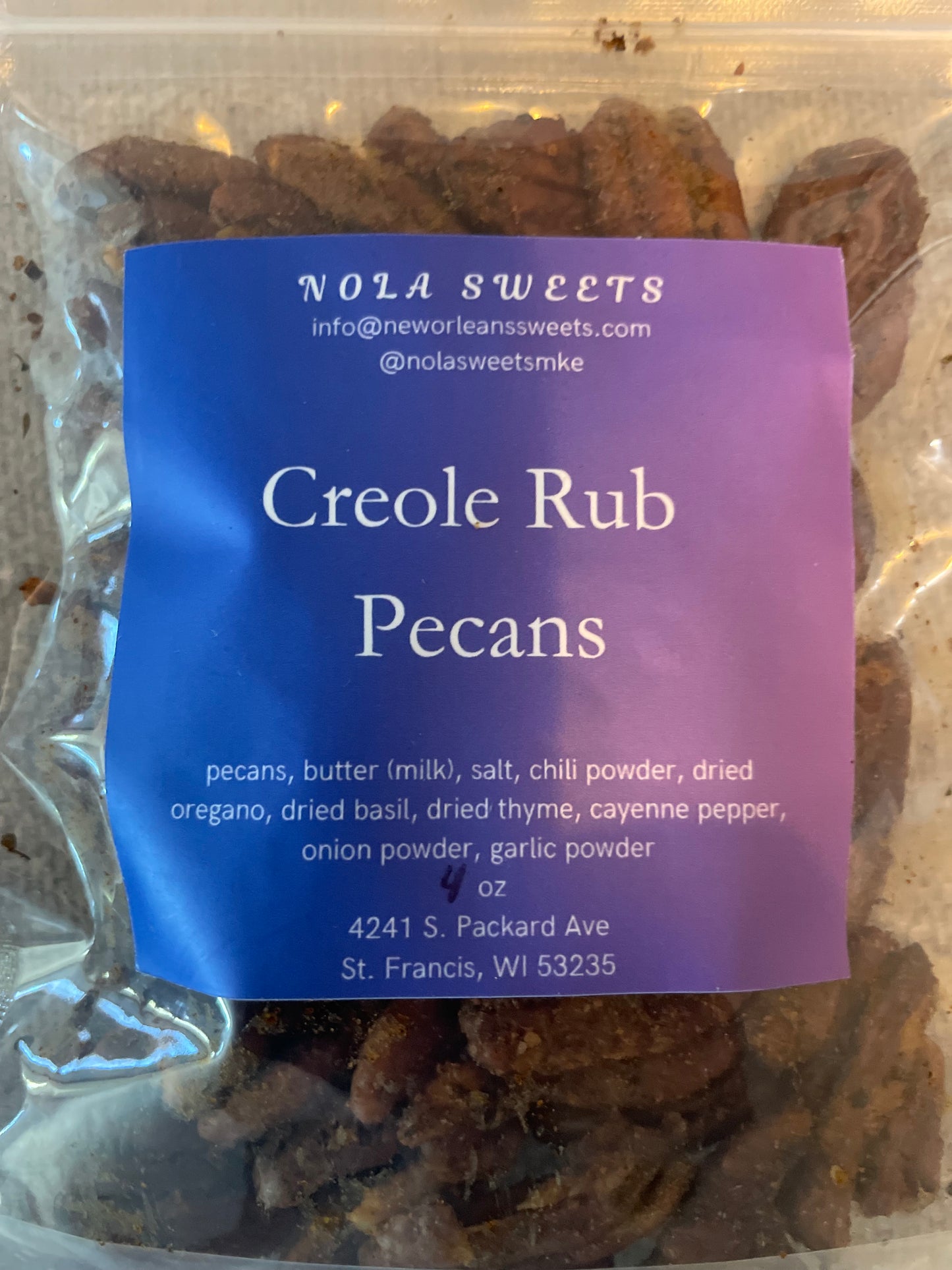 Creole Rub Pecans